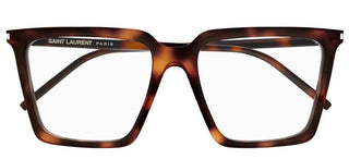 Saint Laurent SL 474 OPT women Havana Geometric Eyeglasses