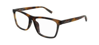 Saint Laurent SL 505 men Havana Squared Eyeglasses