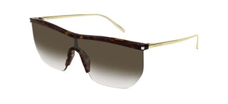 Saint Laurent SL 519 MASK women Havana Shield Sunglasses