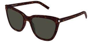 Saint Laurent SL 548 SLIM women Havana Squared Sunglasses