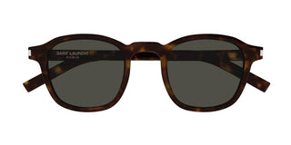 Saint Laurent SL 549 SLIM men Havana Geometric Sunglasses