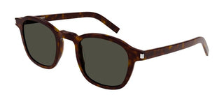 Saint Laurent SL 549 SLIM men Havana Geometric Sunglasses