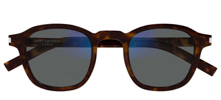 Saint Laurent SL 549 SLIM men Havana Geometric Sunglasses