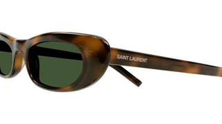 Saint Laurent SL 557 SHADE women Havana Geometric Sunglasses