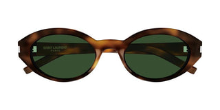 Saint Laurent SL 567 women Havana Oval Sunglasses