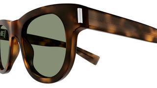 Saint Laurent SL 571 unisex Havana Squared Sunglasses