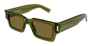 Saint Laurent SL 572 unisex Green Rectangle Sunglasses