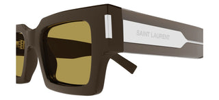 Saint Laurent SL 572 unisex Brown Rectangle Sunglasses