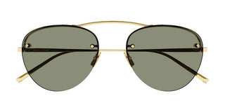 Saint Laurent SL 575 unisex Gold Round Sunglasses