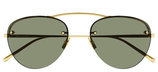 Saint Laurent SL 575 unisex Gold Round Sunglasses