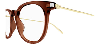 Saint Laurent SL 579 men Brown Round Eyeglasses