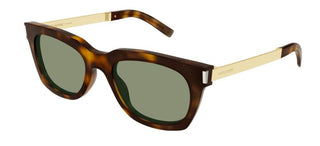 Saint Laurent SL 582 unisex Havana Squared Sunglasses