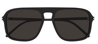 Saint Laurent SL 590 men Black Geometric Sunglasses