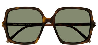 Saint Laurent SL 591 women Havana Geometric Sunglasses