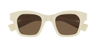 Saint Laurent SL 592 unisex White Geometric Sunglasses