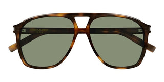 Saint Laurent SL 596 DUNE women Havana Pilot Sunglasses