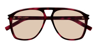 Saint Laurent SL 596 DUNE women Havana Pilot Sunglasses