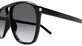 Saint Laurent SL 596 DUNE women Black Pilot Sunglasses