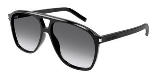 Saint Laurent SL 596 DUNE women Black Pilot Sunglasses