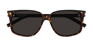 Saint Laurent SL 599 men Havana Geometric Sunglasses