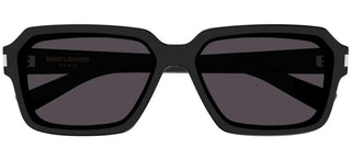 Saint Laurent SL 611/F men Black Squared Sunglasses