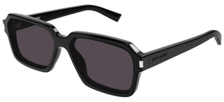 Saint Laurent SL 611/F men Black Squared Sunglasses