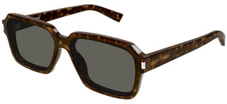 Saint Laurent SL 611/F men Havana Squared Sunglasses