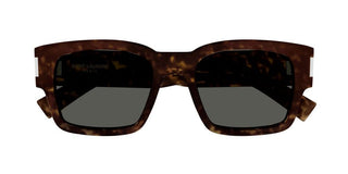 Saint Laurent SL 617 men Havana Squared Sunglasses