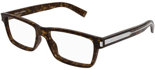 Saint Laurent SL 622 men Havana Squared Eyeglasses