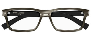 Saint Laurent SL 622 men Havana Squared Eyeglasses