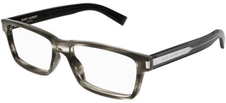 Saint Laurent SL 622 men Havana Squared Eyeglasses