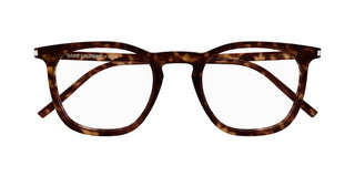 Saint Laurent SL 623 OPT men Havana Round Eyeglasses