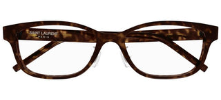 Saint Laurent SL 629/J unisex Havana Squared Eyeglasses