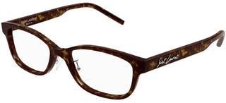 Saint Laurent SL 629/J unisex Havana Squared Eyeglasses