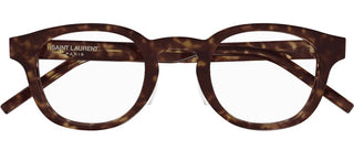 Saint Laurent SL 630/J unisex Havana Round Eyeglasses