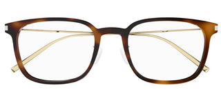 Saint Laurent SL 632/J unisex Havana Squared Eyeglasses