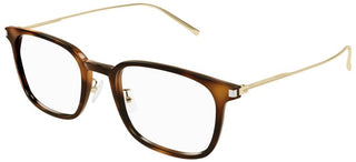 Saint Laurent SL 632/J unisex Havana Squared Eyeglasses