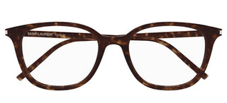 Saint Laurent SL 644/F unisex Havana Squared Eyeglasses