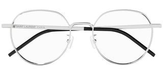 Saint Laurent SL 647/F unisex Silver Round Eyeglasses