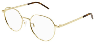 Saint Laurent SL 647/F unisex Gold Round Eyeglasses