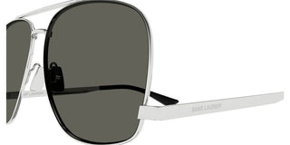 Saint Laurent SL 653 LEON women Silver Pilot Sunglasses