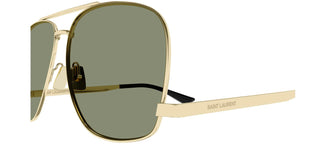 Saint Laurent SL 653 LEON women Gold Pilot Sunglasses