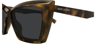 Saint Laurent SL 657/F women Havana Butterfly Sunglasses