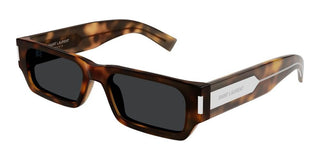 Saint Laurent SL 660 unisex Havana Squared Sunglasses