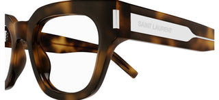 Saint Laurent SL 661 unisex Havana Squared Eyeglasses