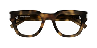 Saint Laurent SL 661 unisex Havana Squared Eyeglasses