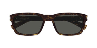 Saint Laurent SL 662 men Havana Squared Sunglasses