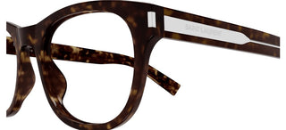 Saint Laurent SL 663 unisex Havana Squared Eyeglasses