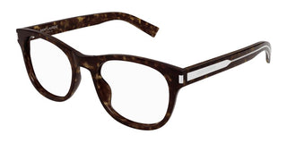 Saint Laurent SL 663 unisex Havana Squared Eyeglasses