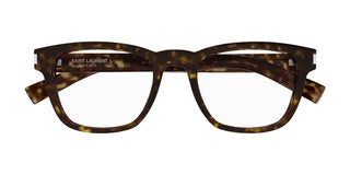 Saint Laurent SL 664 unisex Havana Squared Eyeglasses